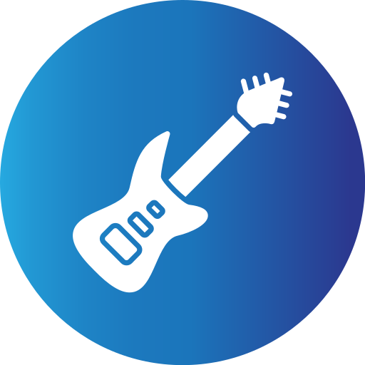 guitarra electrica icono gratis