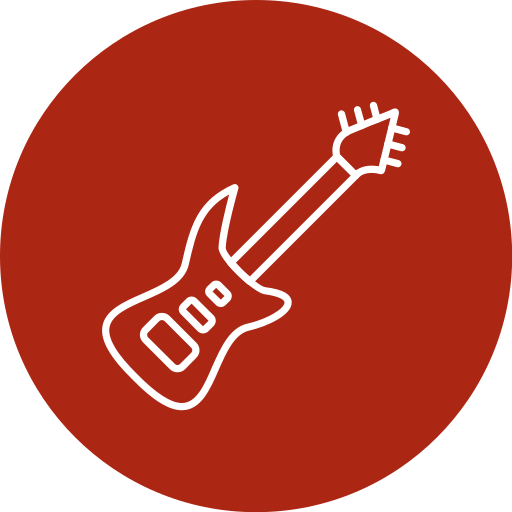 guitarra electrica icono gratis