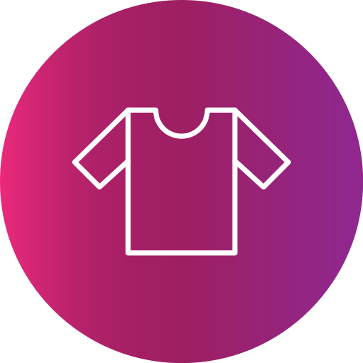 T shirt Generic Flat Gradient icon