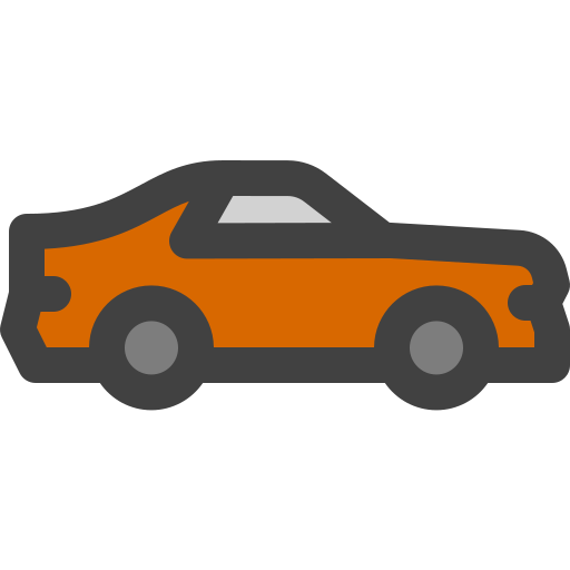 coche musculoso icono gratis