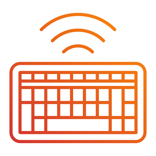 teclado inalambrico icono gratis