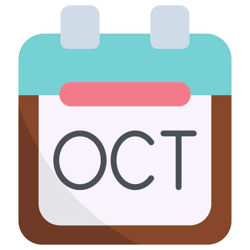 octubre icono gratis