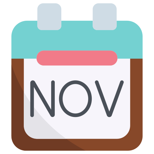 noviembre icono gratis