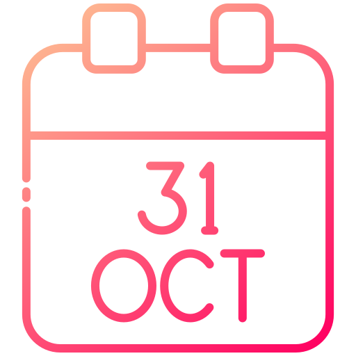 31 de octubre icono gratis