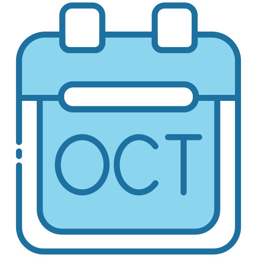 octubre icono gratis