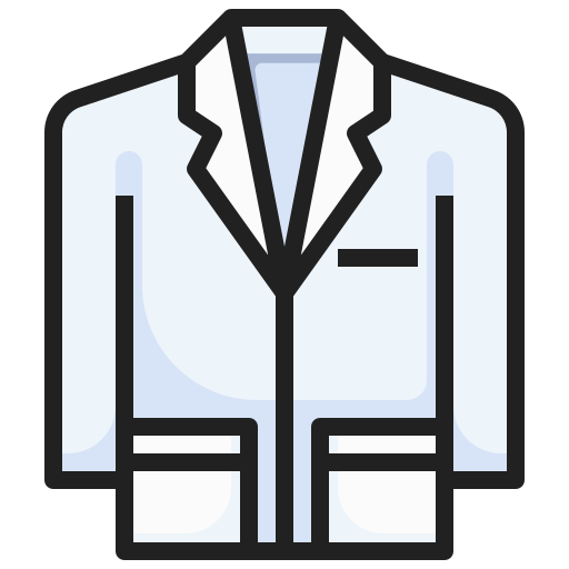 Lab coat Generic Outline Color icon