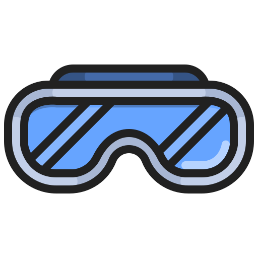 lentes de seguridad icono gratis