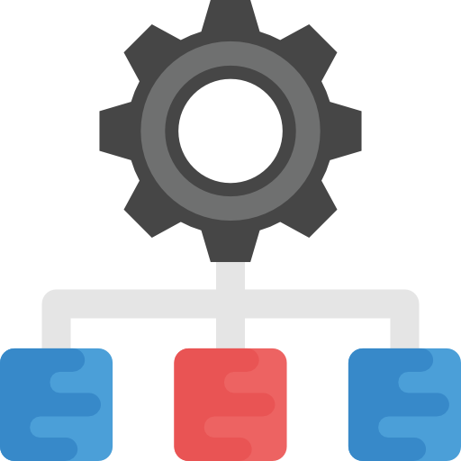 estructura jerarquica icono gratis