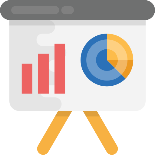 Analytics Flat Color Flat icon