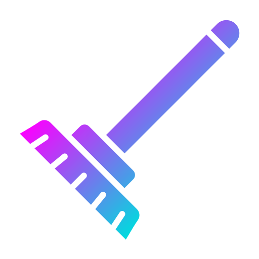 Cleaning brush free icon