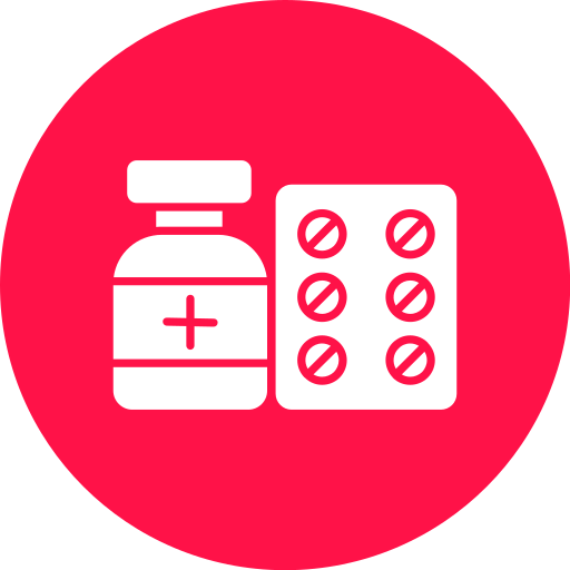 Medication free icon
