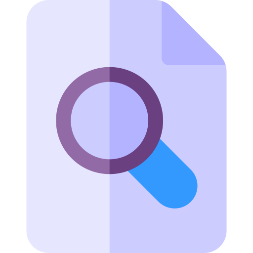 Search Basic Rounded Flat icon