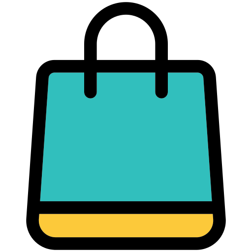 Shopping bag Generic Outline Color icon