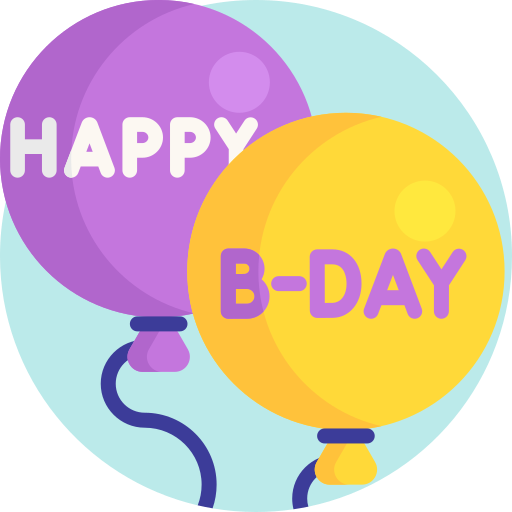 Birthday Detailed Flat Circular Flat Icon