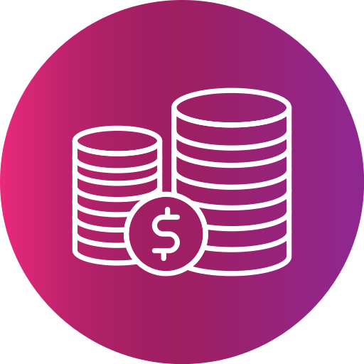 monedas icono gratis