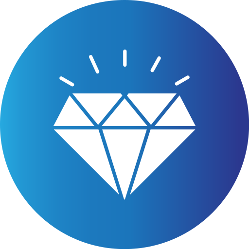 Diamond Generic Blue icon