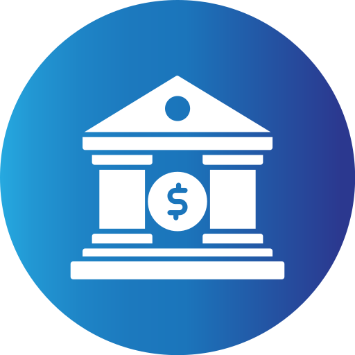 Bank Generic Blue icon