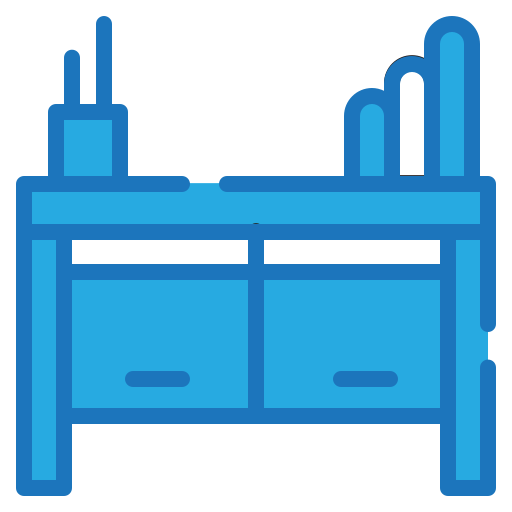 Desk - free icon