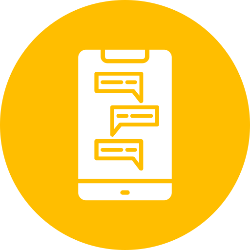 chat mobile Icône gratuit chat mobile Icône gratuit