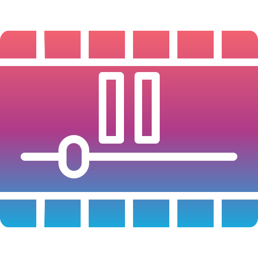 Video player Generic Flat Gradient icon