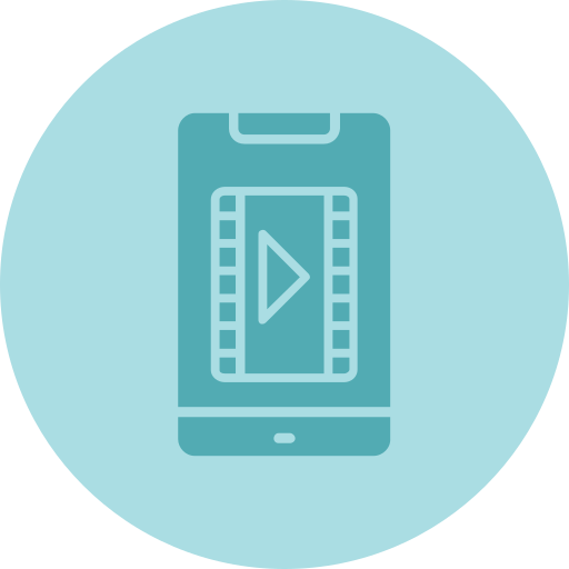 reproductor de video icono gratis