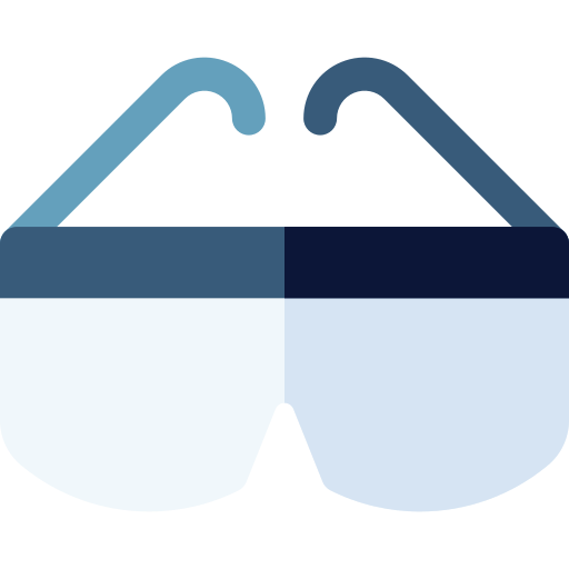 lentes de seguridad icono gratis