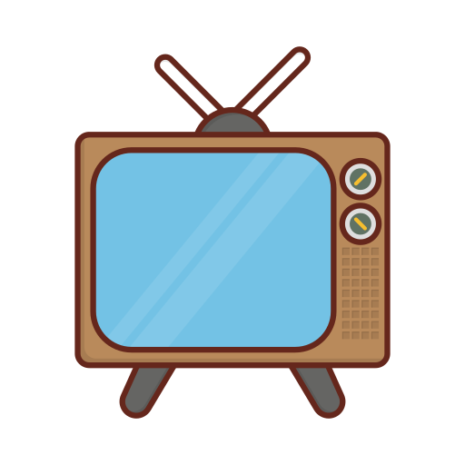 Television Generic Outline Color icon