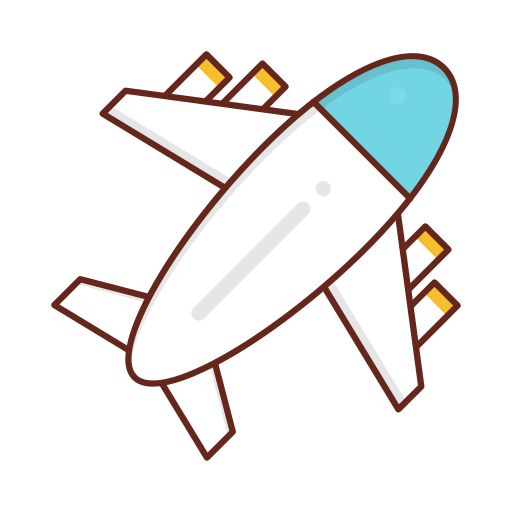 avión icono gratis