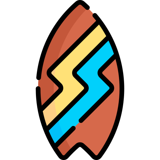 Fish surfboard free icon Fish surfboard free icon