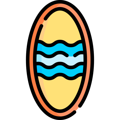 Egg surfboard free icon Egg surfboard free icon