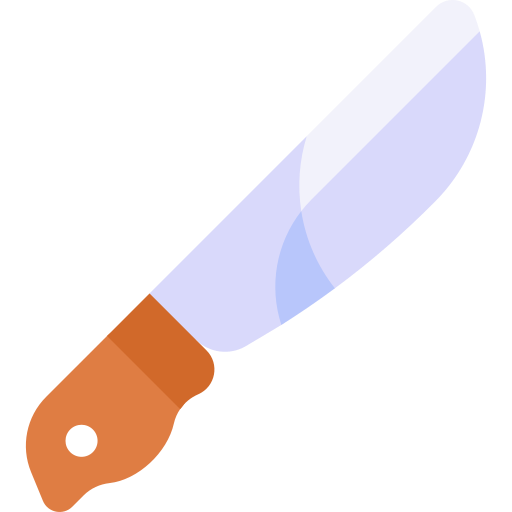 Knife Kawaii Flat icon