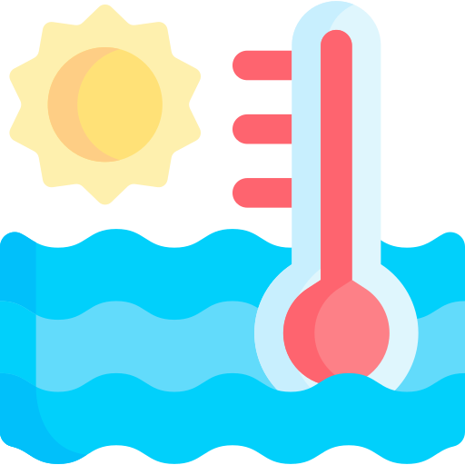 temperatura caliente icono gratis