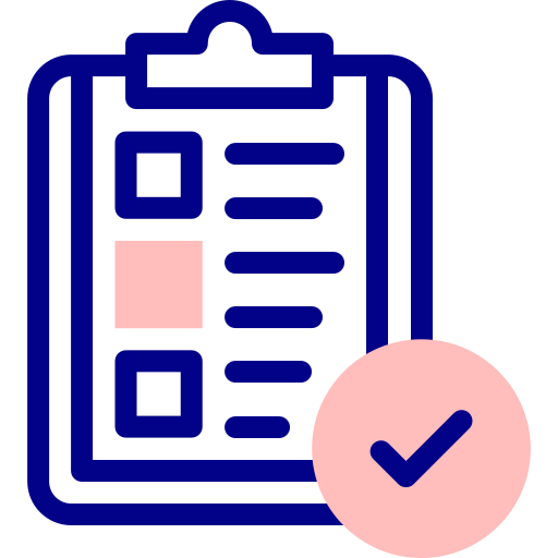 Clipboard Detailed Mixed Lineal color icon