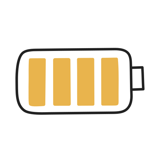Full battery free icon Full battery free icon