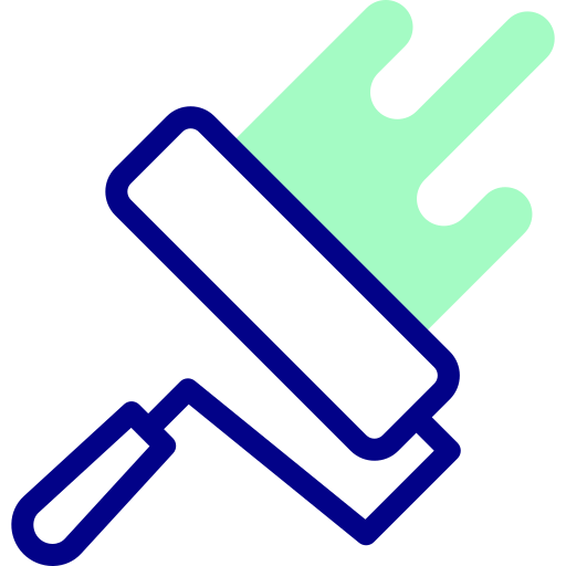 Paint roller free icon