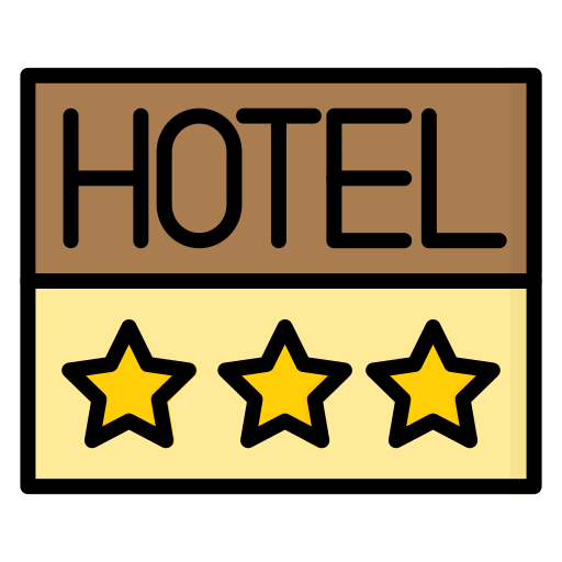 muestra del hotel icono gratis