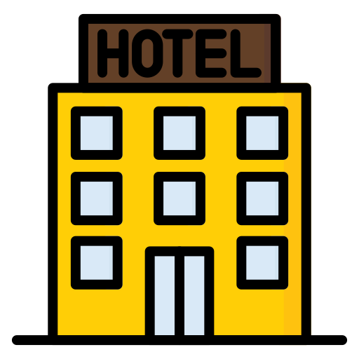 Hotel Generic Outline Color icon