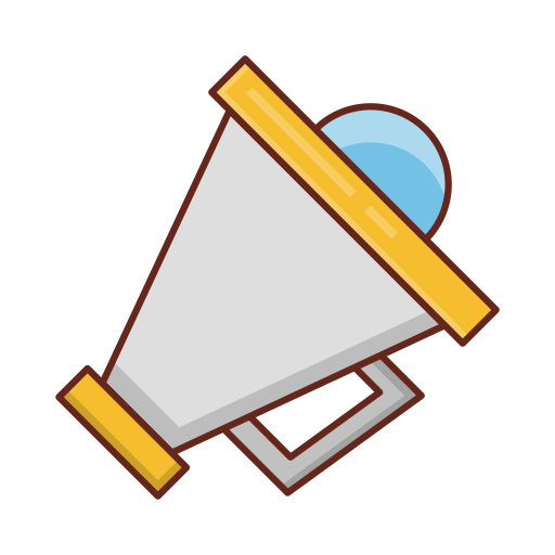 Megaphone free icon Megaphone free icon