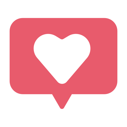 Like instagram heart Generic Flat icon