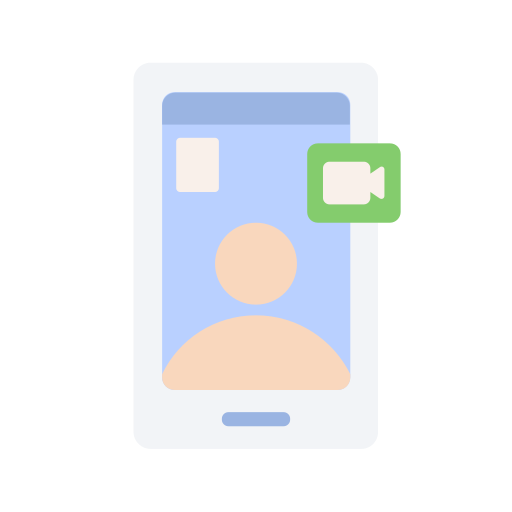videollamada icono gratis