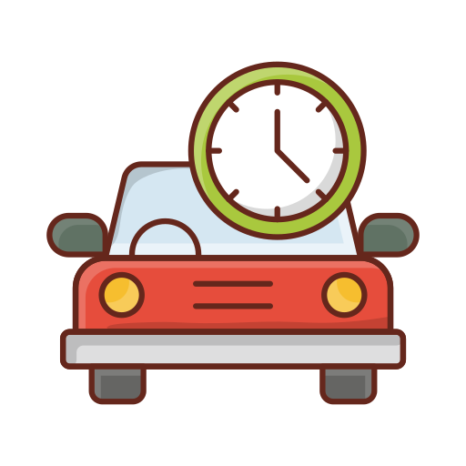 alquilar un coche icono gratis