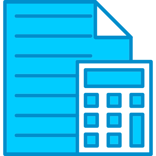 Accounting Generic Blue icon