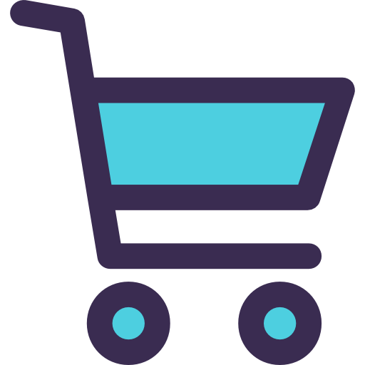 Shopping cart Kiranshastry Lineal Color Blue icon