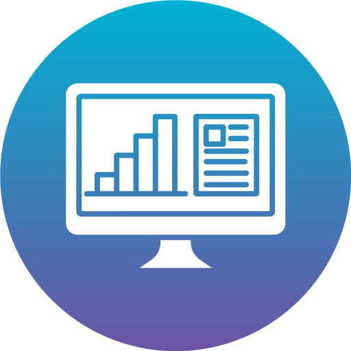 Statistic Generic Flat Gradient icon