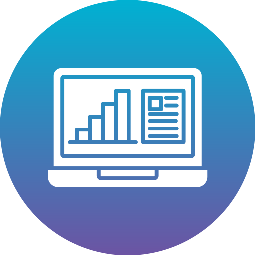 Statistic Generic Flat Gradient icon