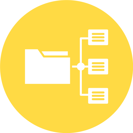 clasificación de datos icono gratis