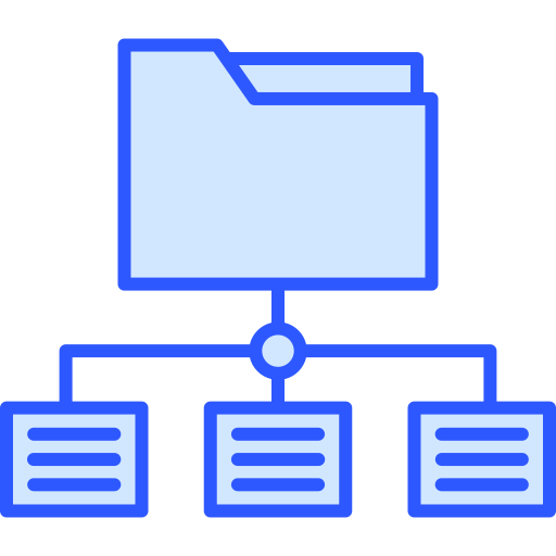 clasificación de datos icono gratis