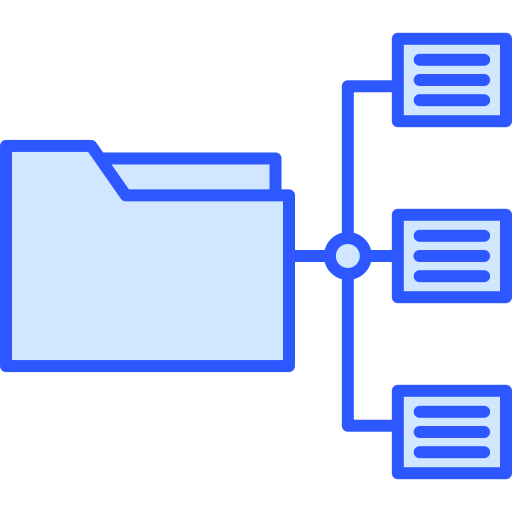 clasificación de datos icono gratis