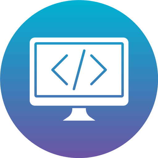 Coding Generic Flat Gradient icon