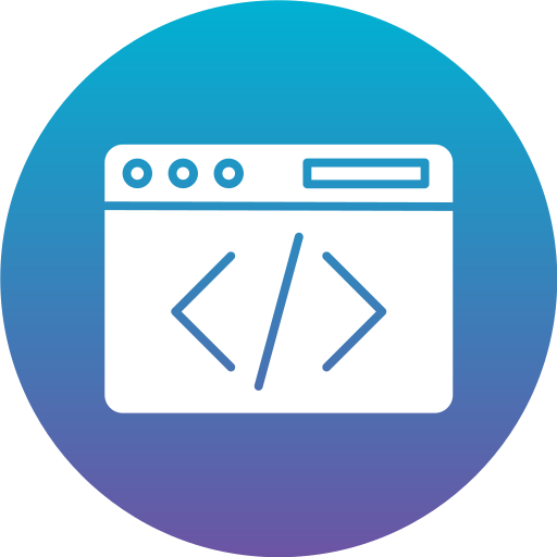 Coding Generic Flat Gradient icon